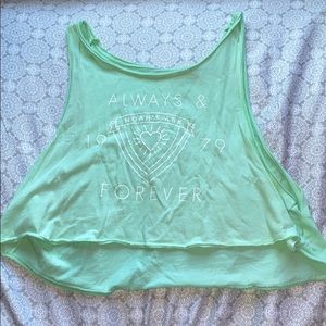 cropped tank top